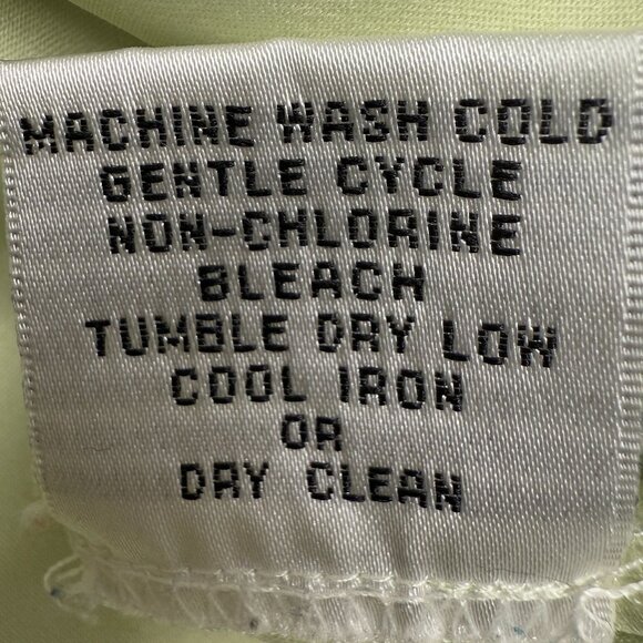 Women's TALBOTS Light Green Snap-Front Collared Shirt- Size‎ L - Picture 7 of 7